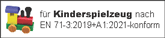 Geeignet f�r Kinderspielzeug nach DIN EN 71/3